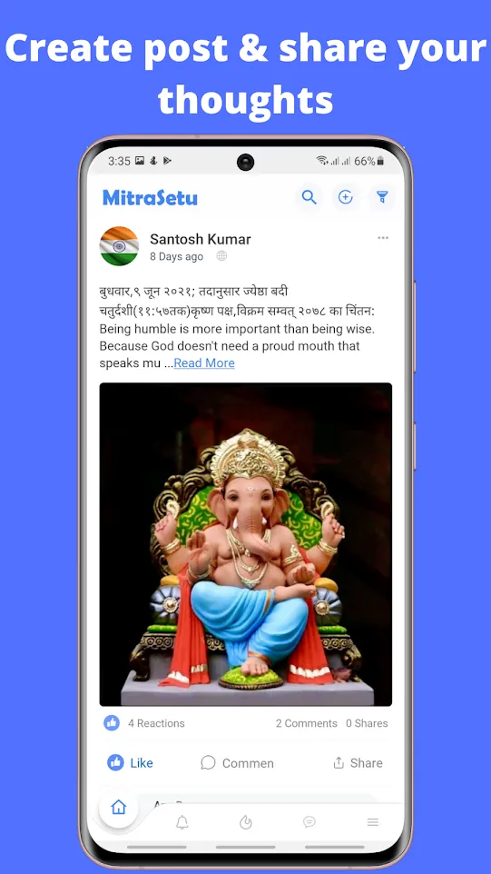 MitraSetu- Indian Social Media | Indus Appstore | Screenshot