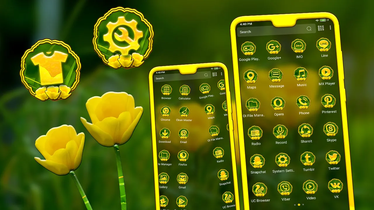 Yellow Tulip Theme | Indus Appstore | Screenshot