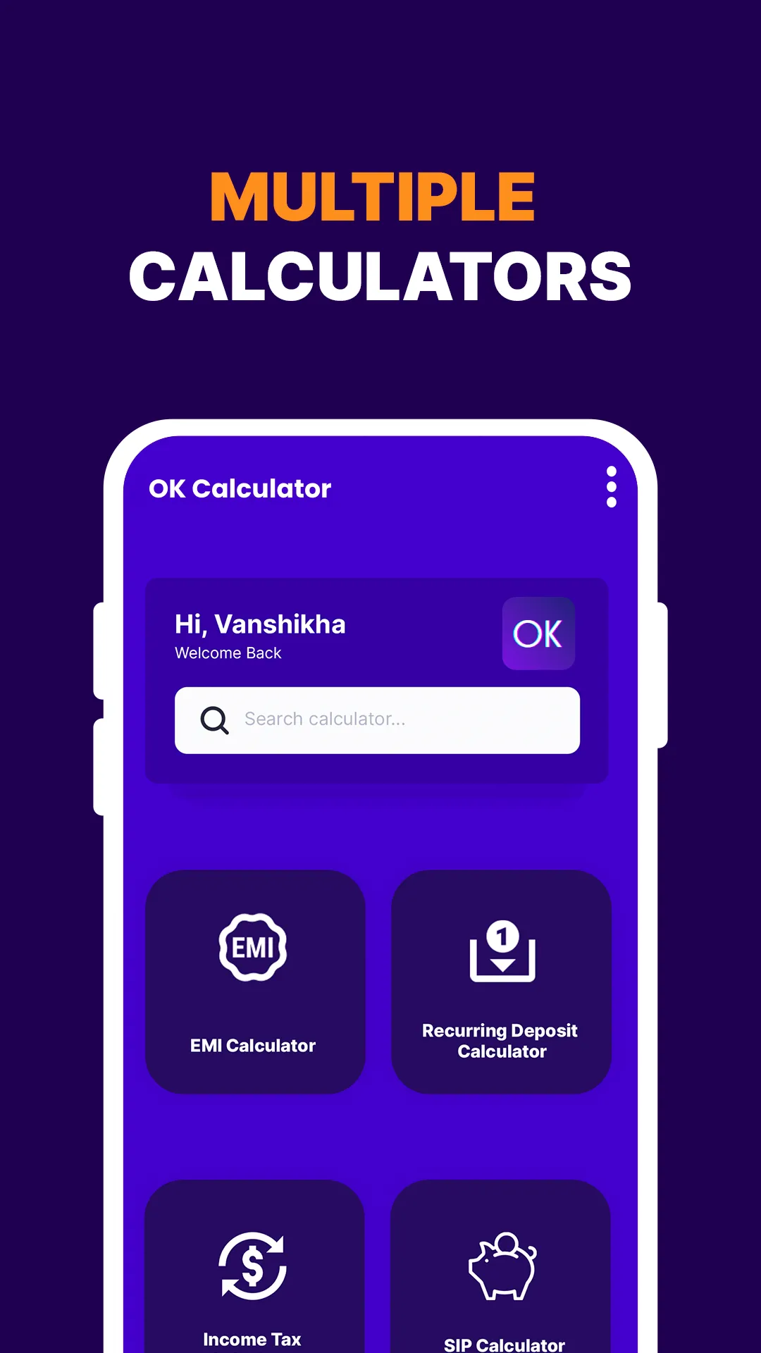 OK Finance Calculator | Indus Appstore | Screenshot
