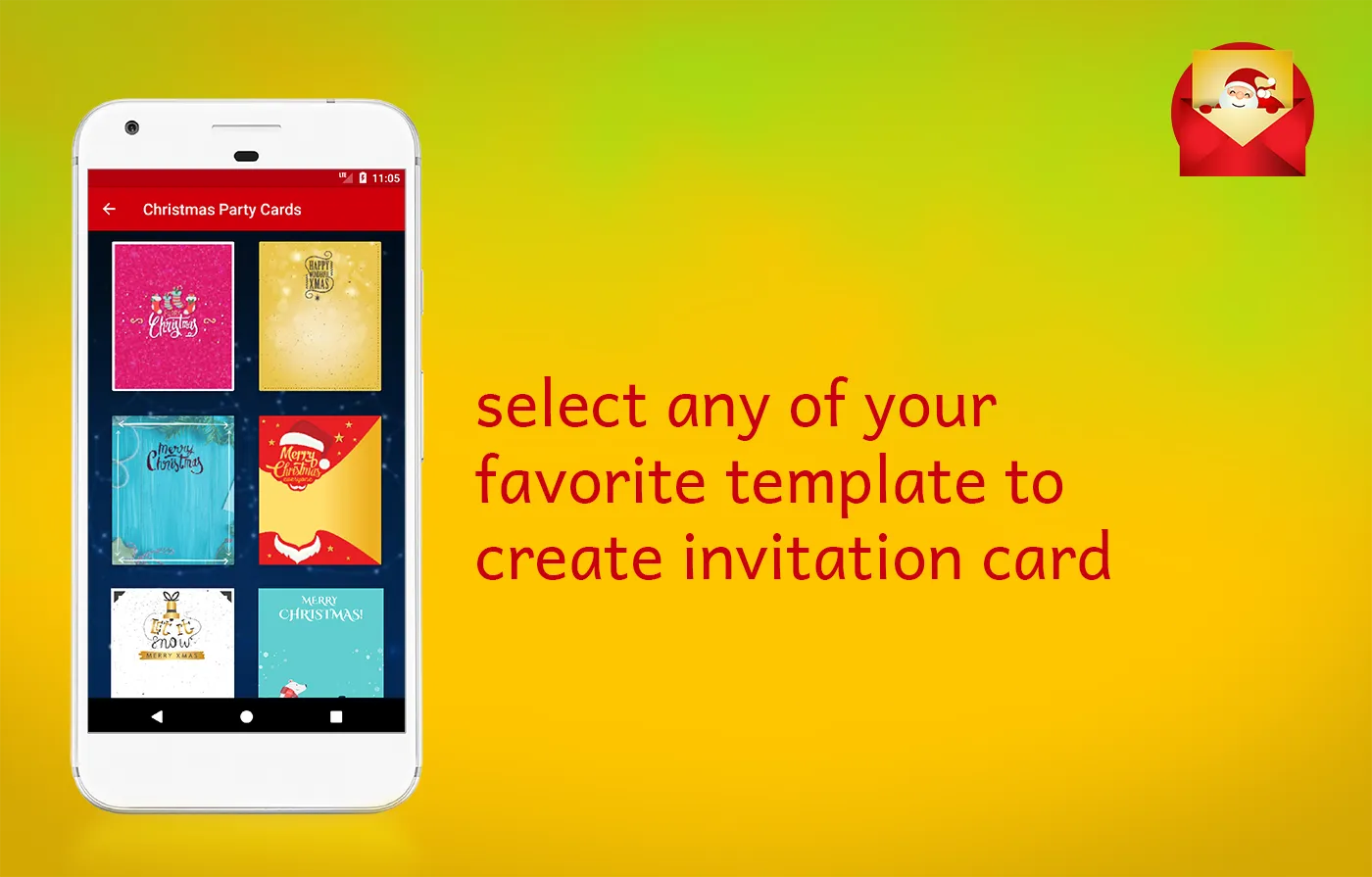 Christmas Party Invitations Ca | Indus Appstore | Screenshot