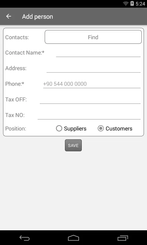 Account Customer Tracking | Indus Appstore | Screenshot