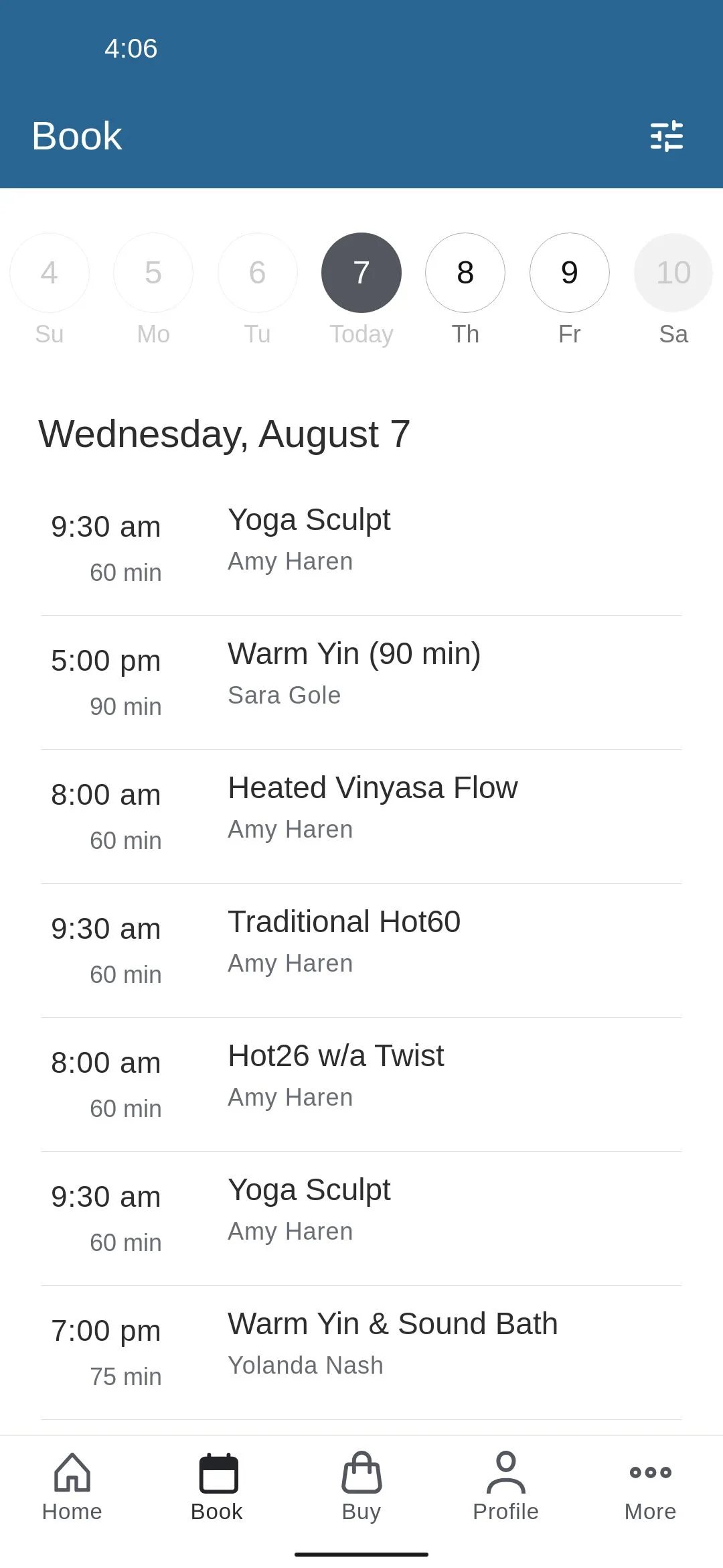 HotYoga4You SRQ | Indus Appstore | Screenshot