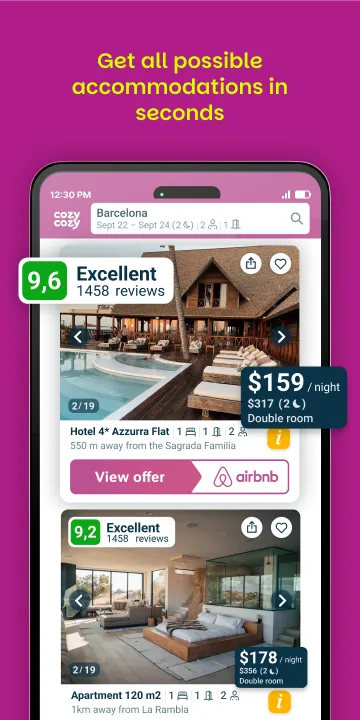 Cozycozy: All accommodations | Indus Appstore | Screenshot