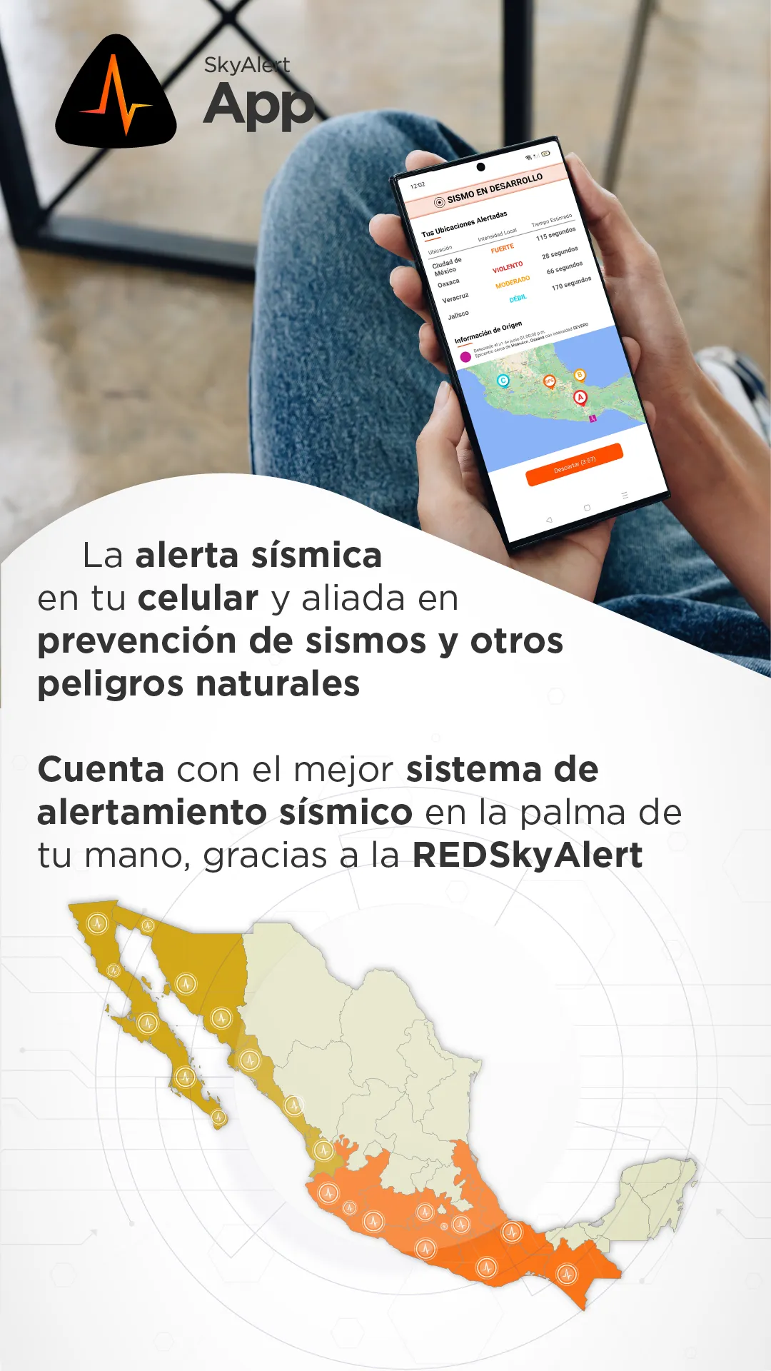 SkyAlert: Alerta Sísmica | Indus Appstore | Screenshot