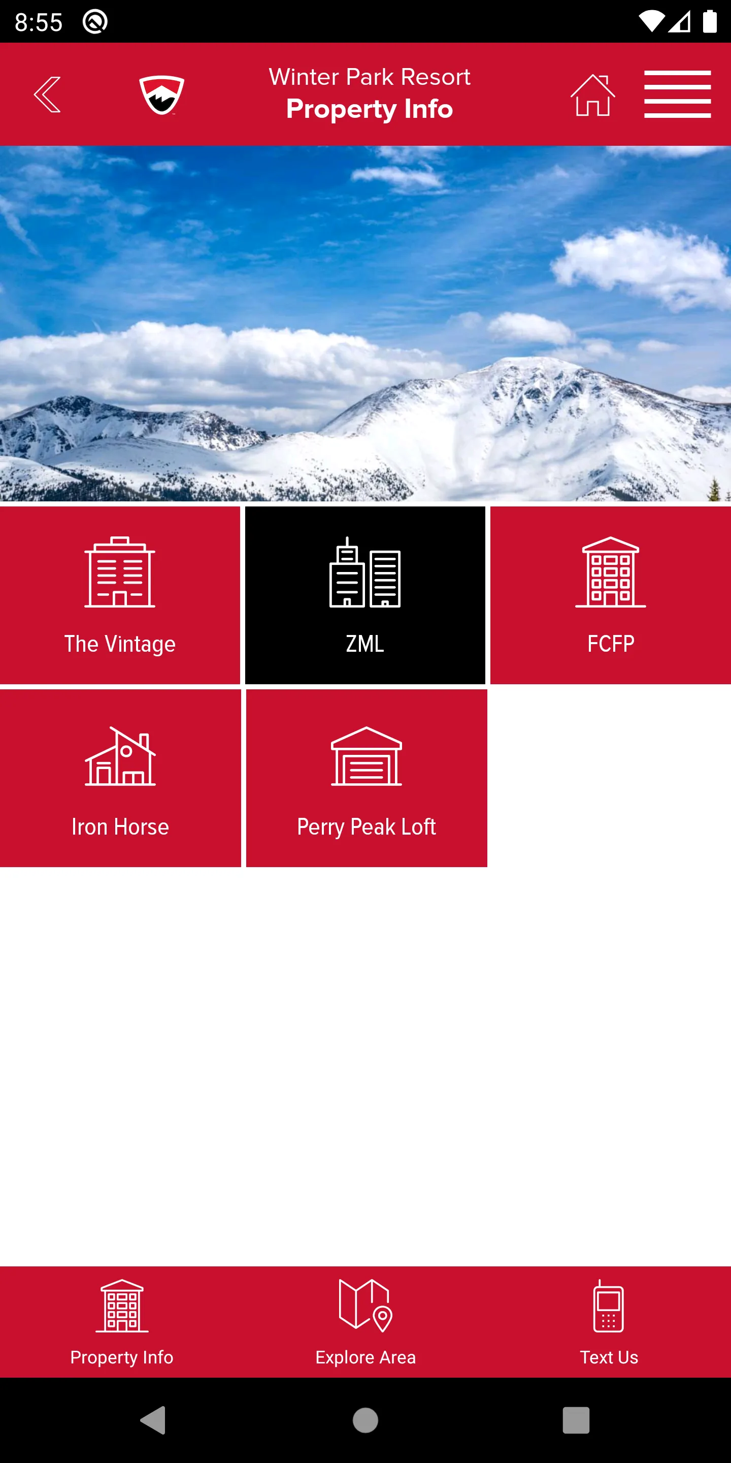 Winter Park Resort Lodging | Indus Appstore | Screenshot