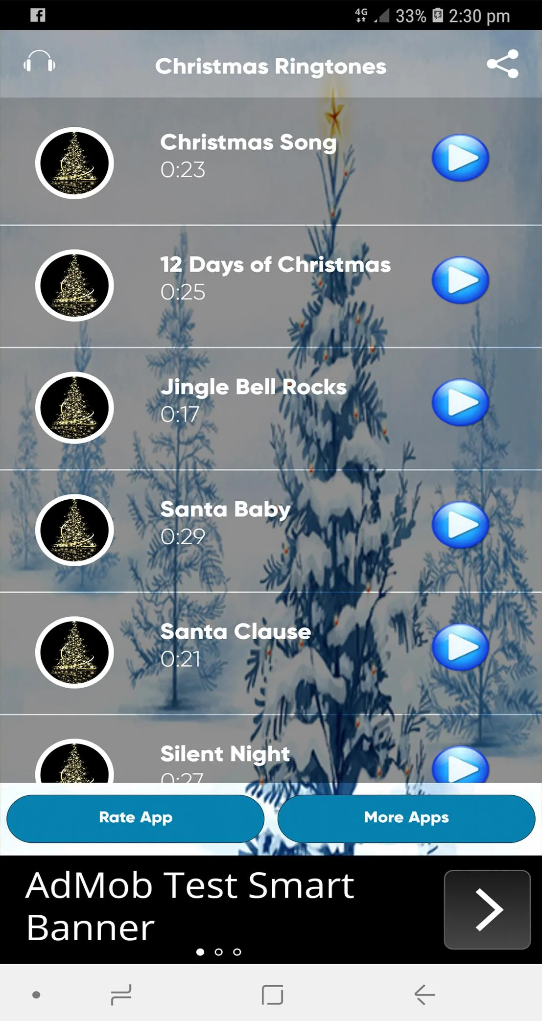 Christmas Ringtones | Indus Appstore | Screenshot