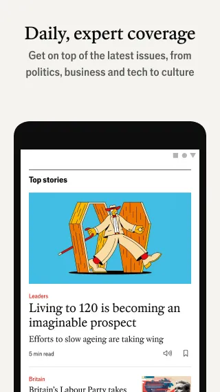 The Economist - News, Podcasts | Indus Appstore | Screenshot