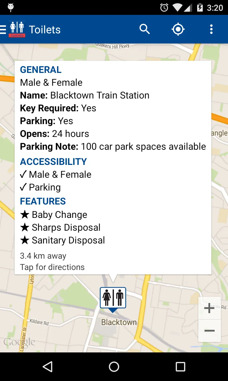 Toilet Finder - Australia | Indus Appstore | Screenshot