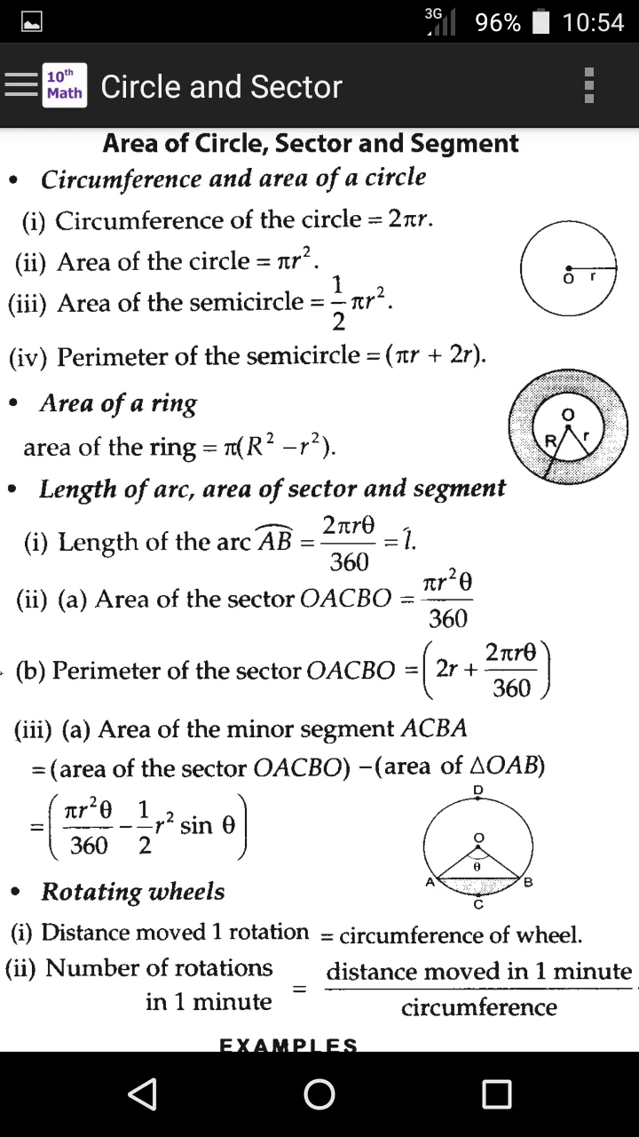 10th Class Math Formula | Indus Appstore | Screenshot