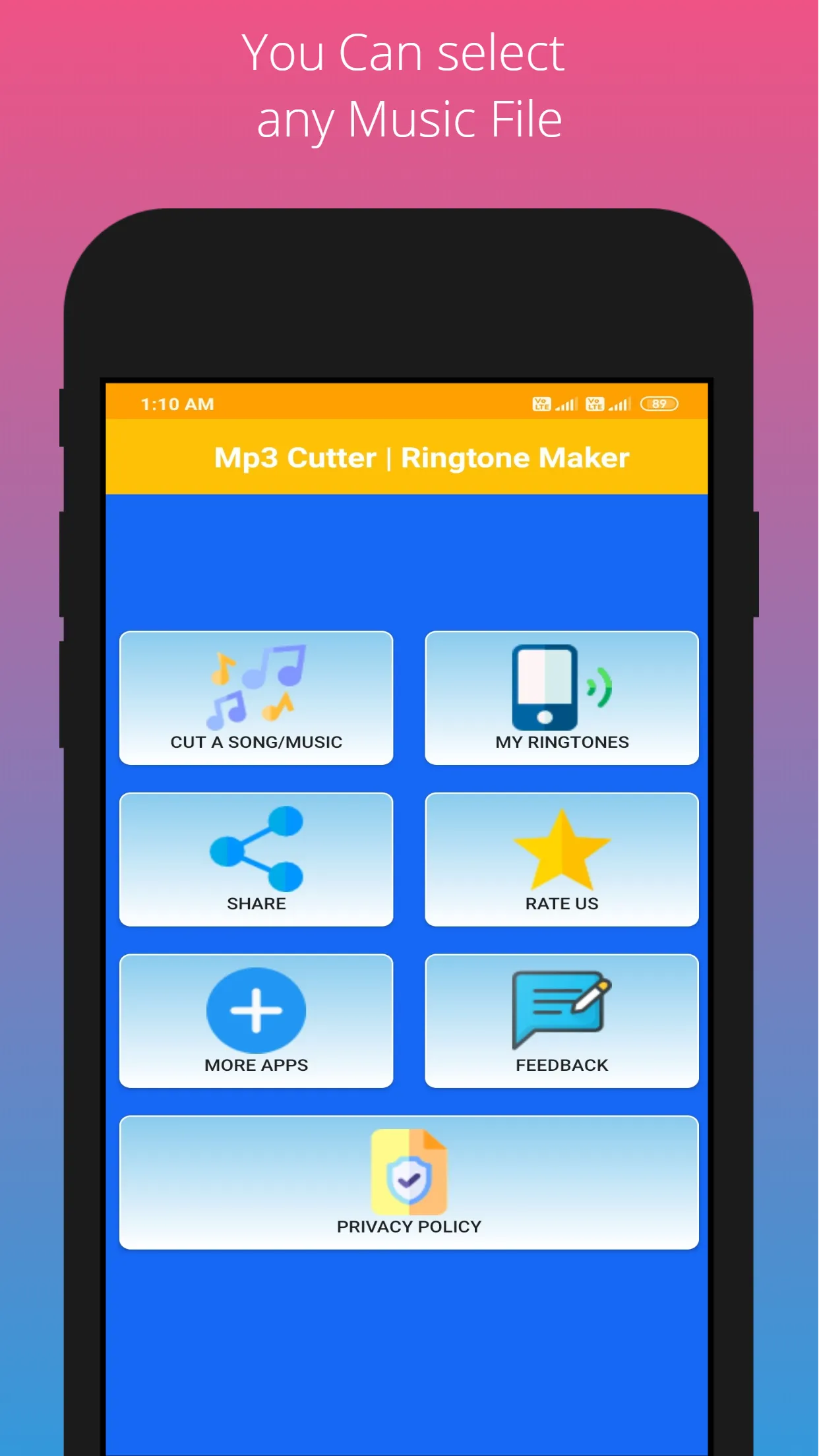 Mp3 Cutter and Ringtone Maker | Indus Appstore | Screenshot