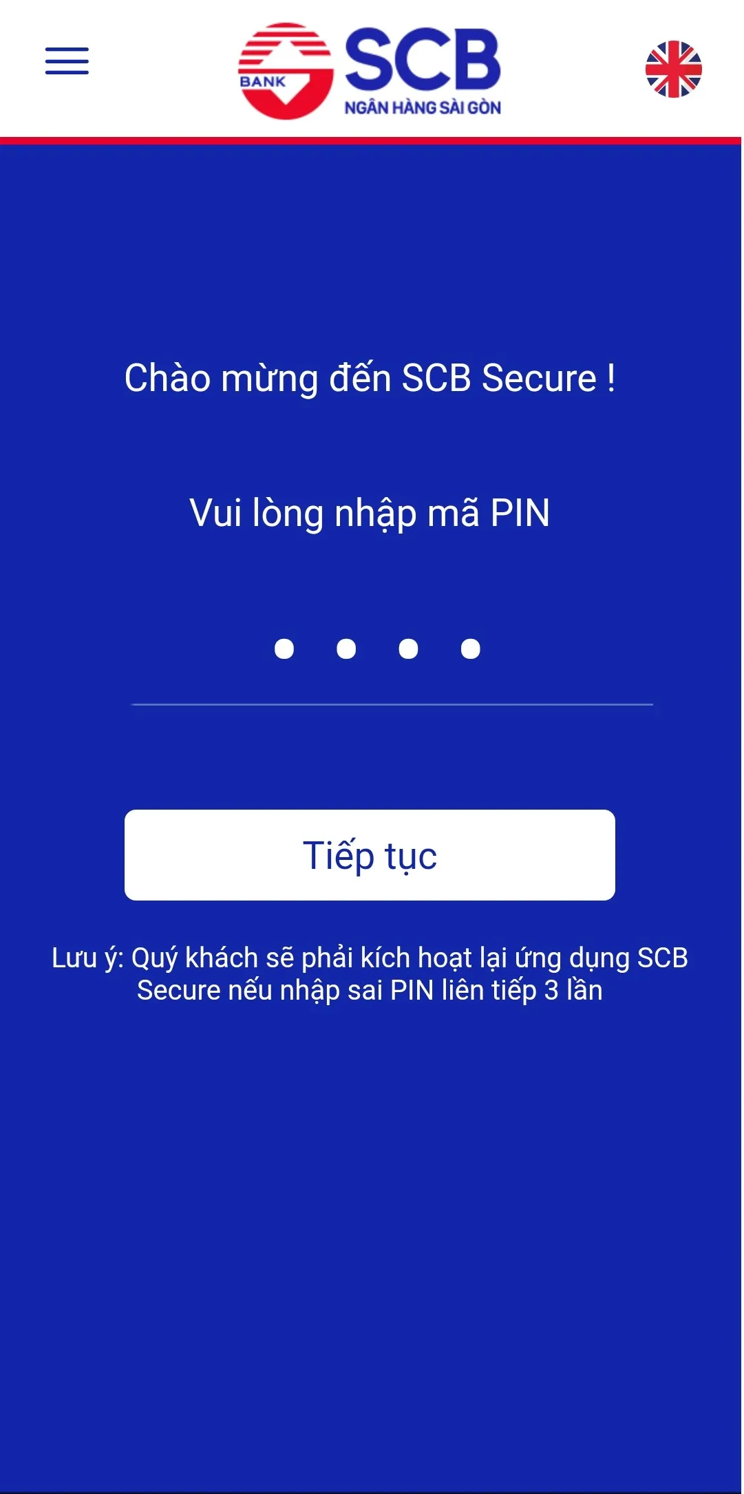 SCB Secure | Indus Appstore | Screenshot