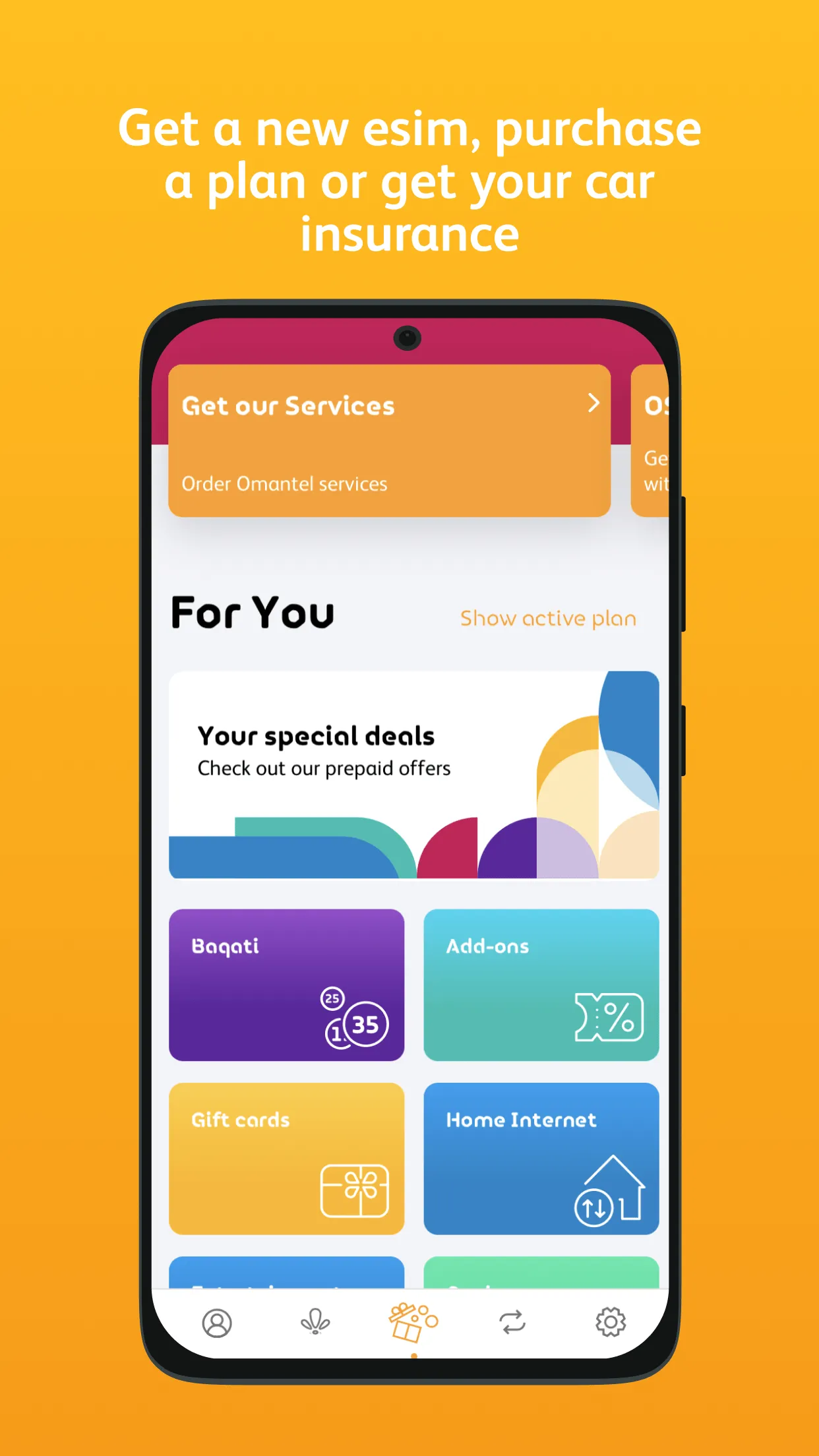 Omantel | Indus Appstore | Screenshot