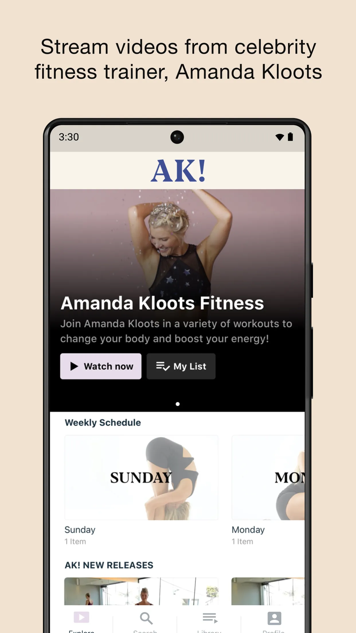 Amanda Kloots Fitness | Indus Appstore | Screenshot