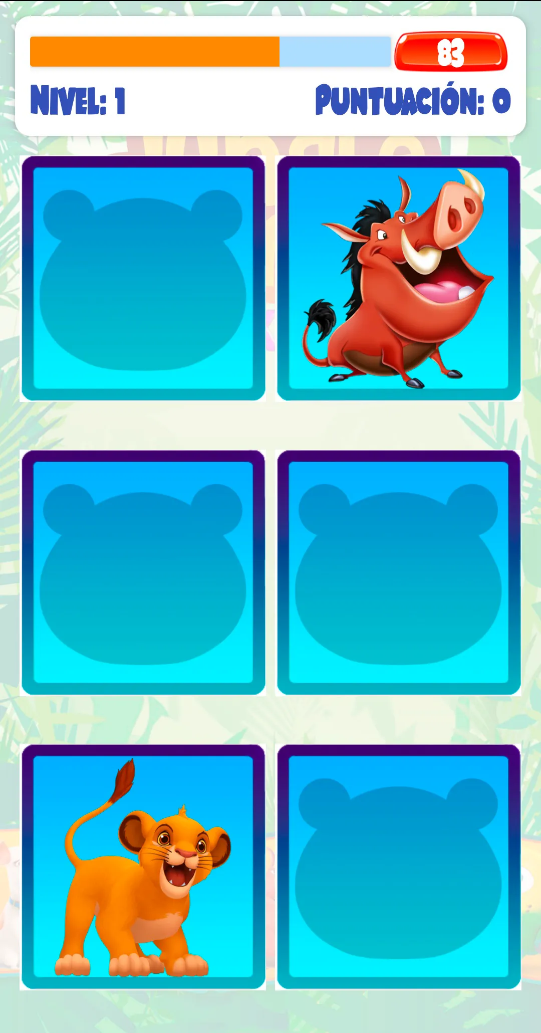 Memorygame for kids: Animals | Indus Appstore | Screenshot