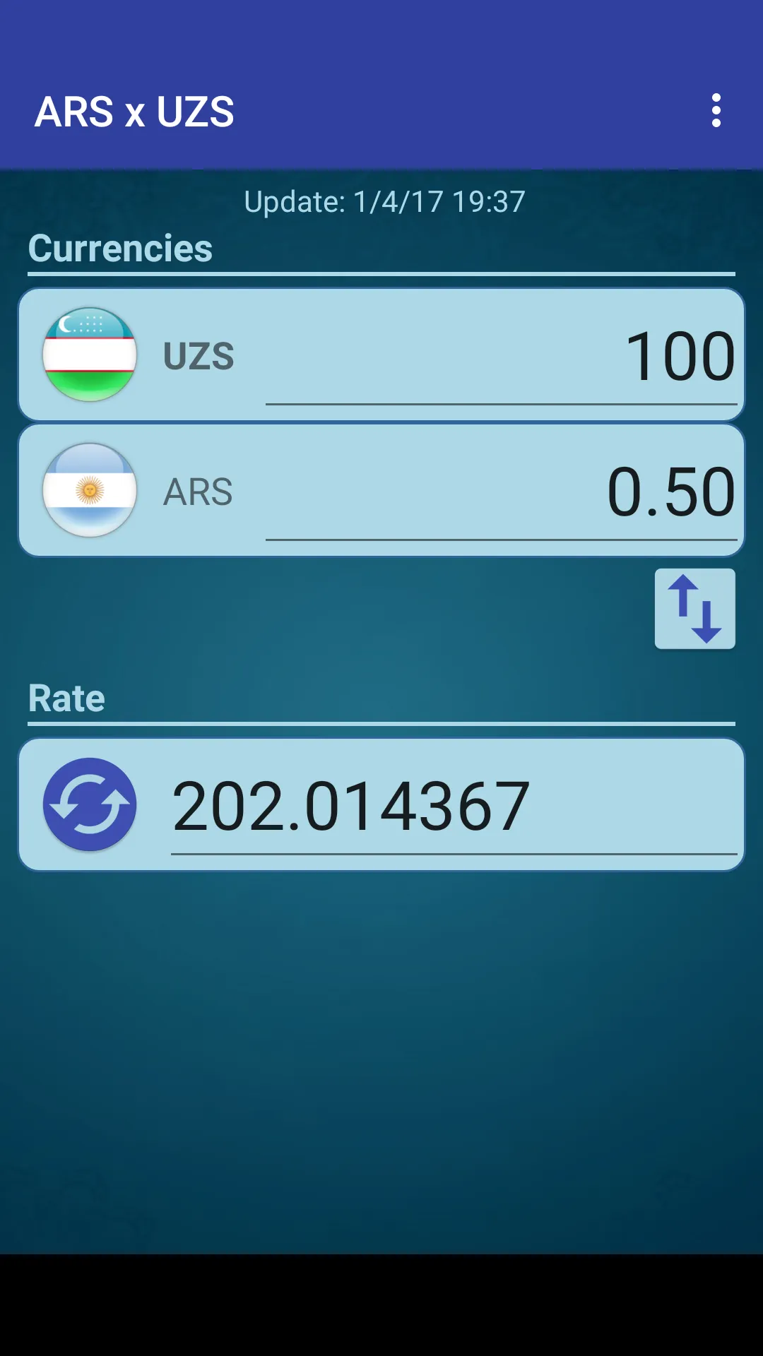 Arg. Peso x Uzbekistani Sum | Indus Appstore | Screenshot