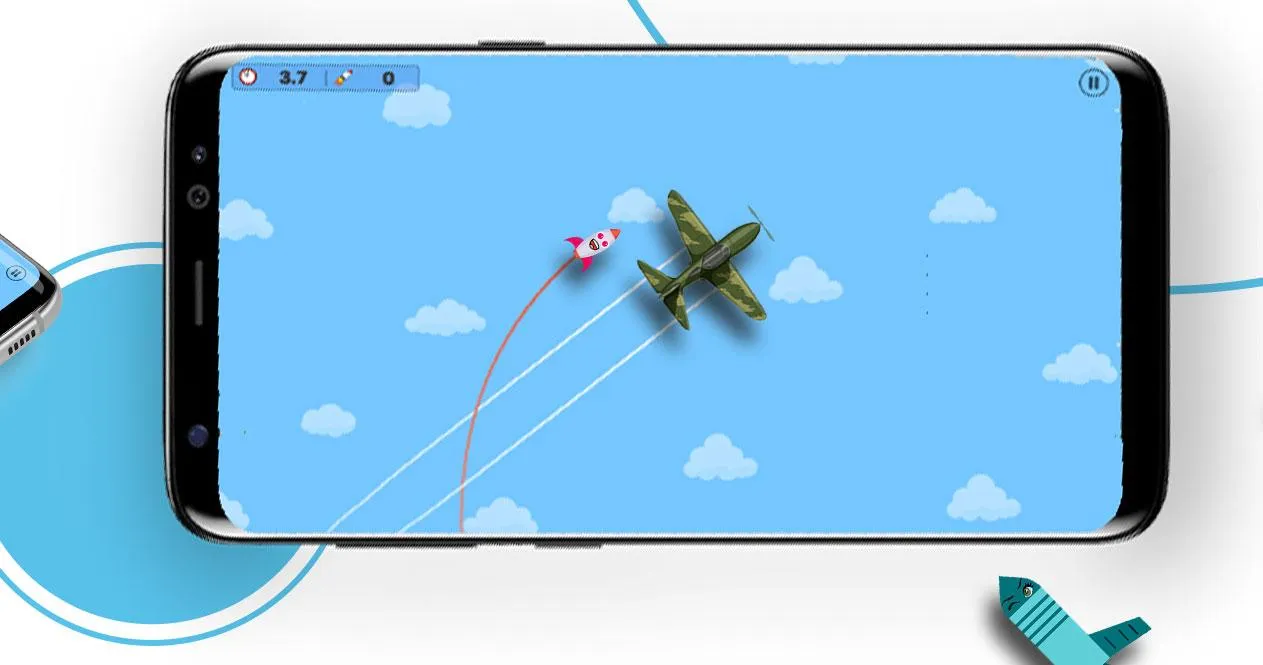 Raining Rockets - Missile Esca | Indus Appstore | Screenshot