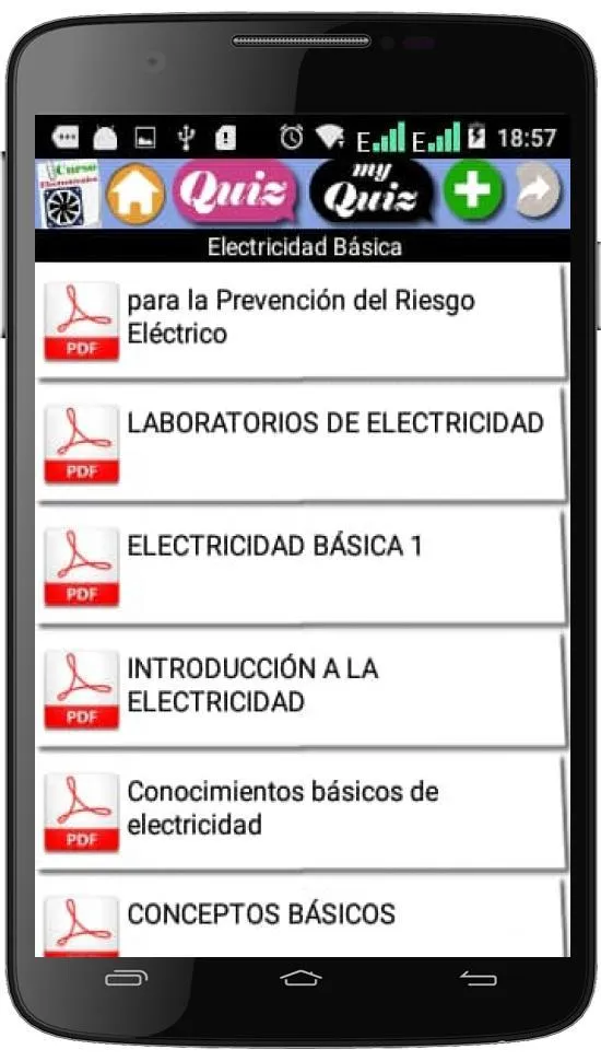 Curso electrotécnico | Indus Appstore | Screenshot