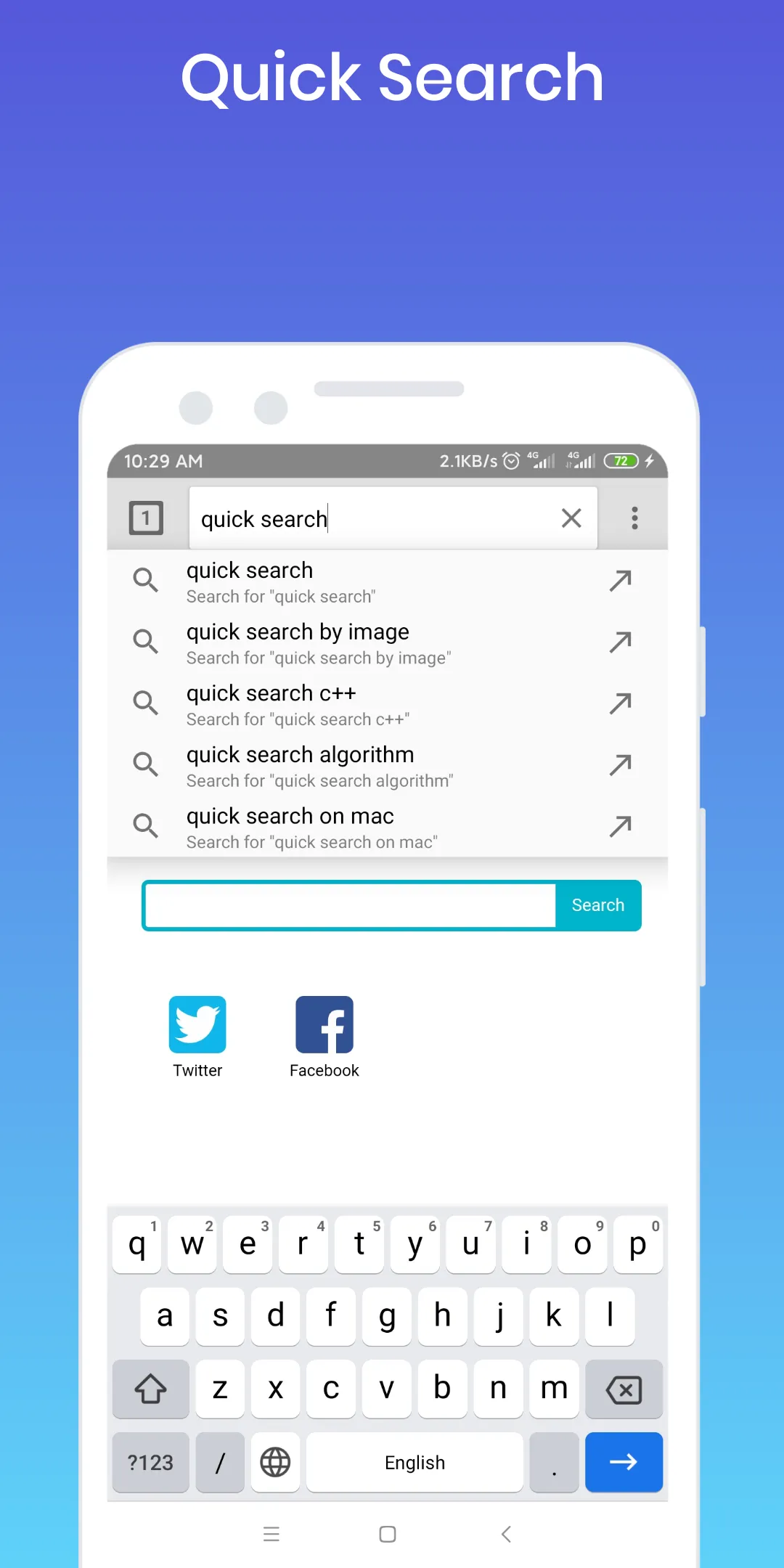 Uce Mini Browser - Safe & Fast | Indus Appstore | Screenshot