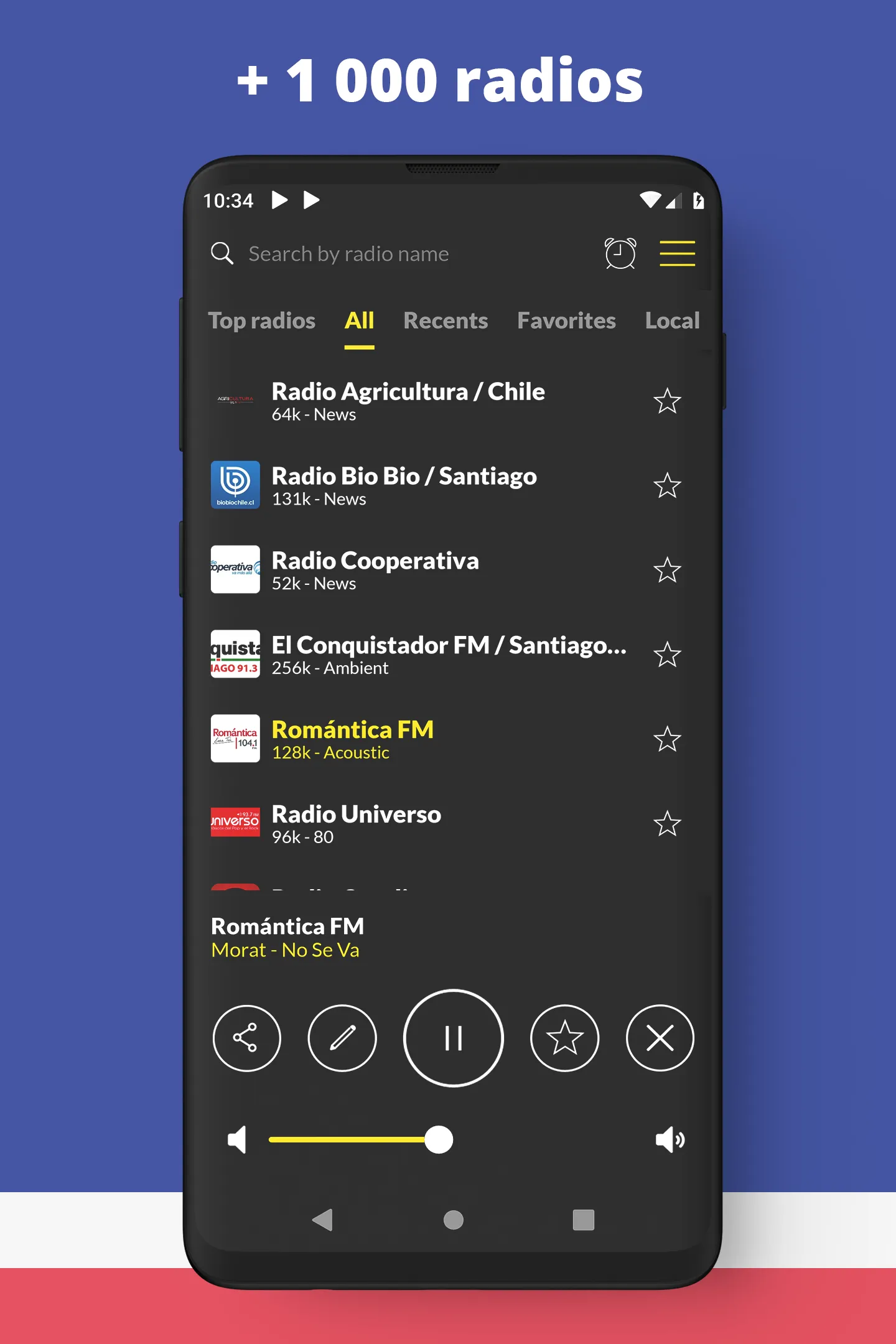 Radio Chile FM online | Indus Appstore | Screenshot