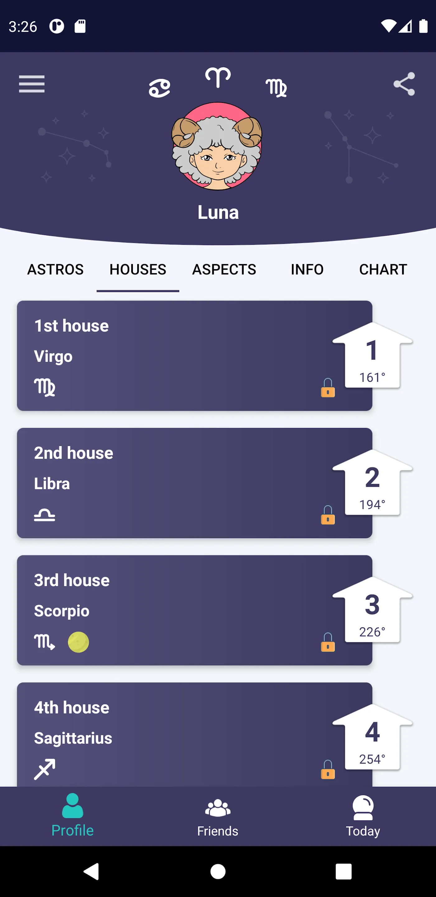 Horos - Natal Chart | Indus Appstore | Screenshot