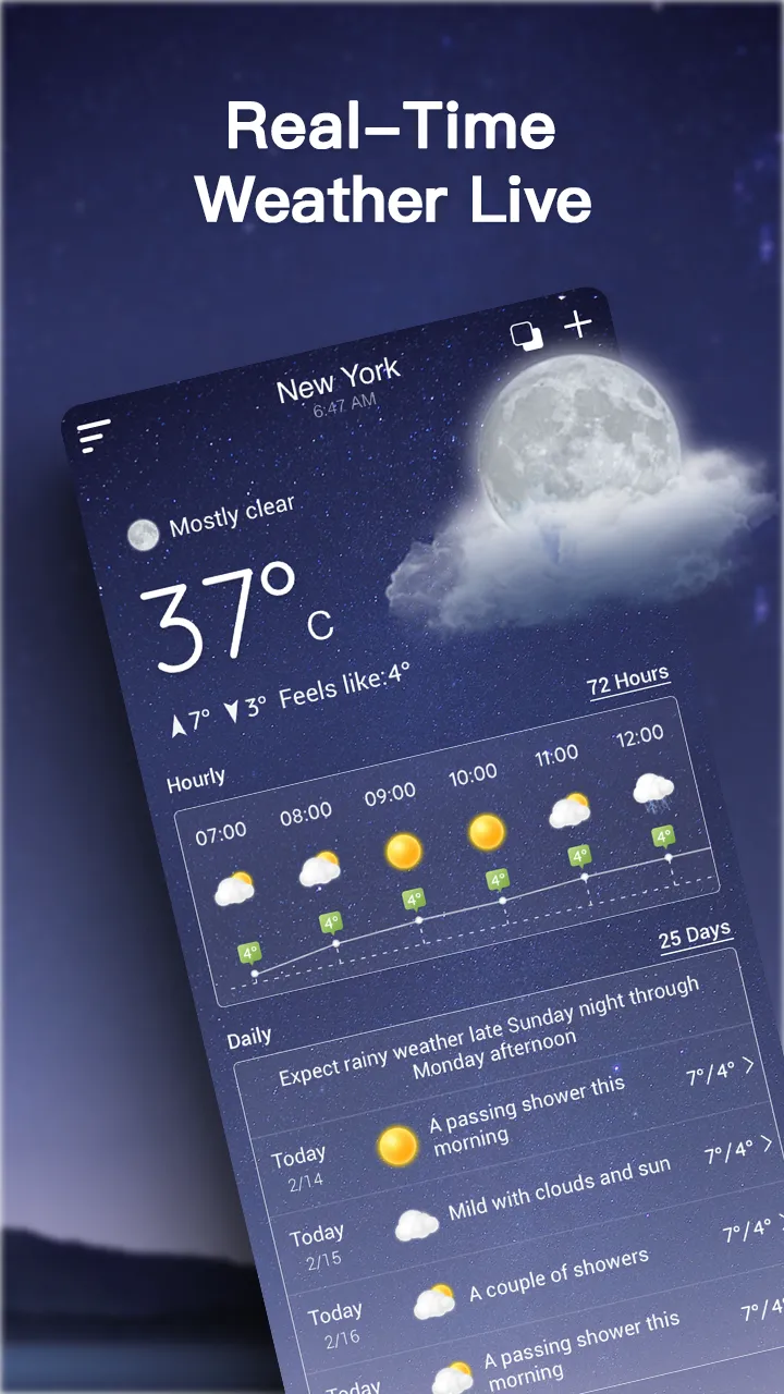 Live Weather Forecast | Indus Appstore | Screenshot