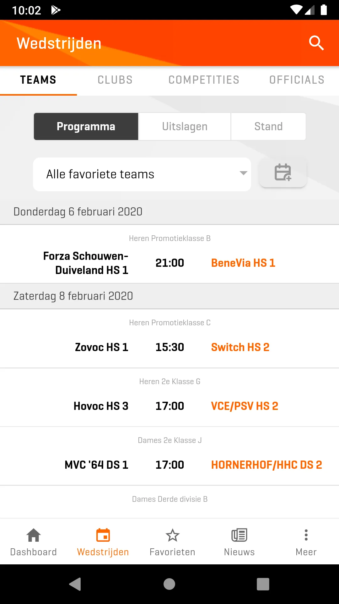 Mijn Volleybal | Indus Appstore | Screenshot