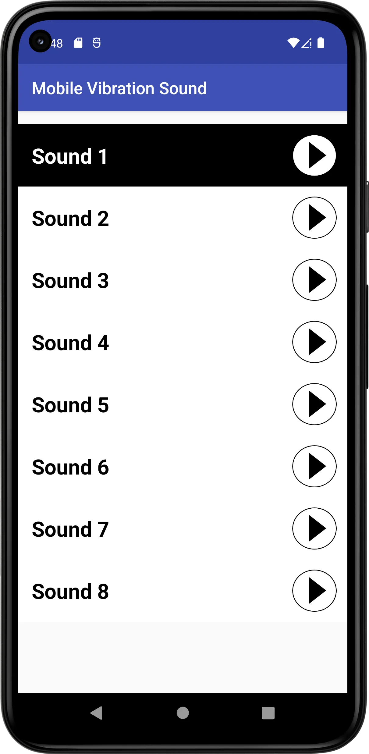 Mobile Vibration Sound | Indus Appstore | Screenshot