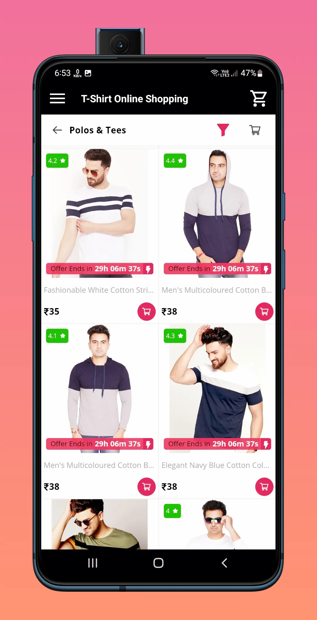 T-Shirt Online Shopping | Indus Appstore | Screenshot