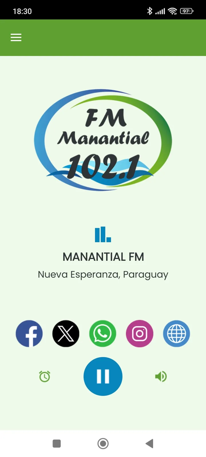 Radio Manantial 102.1 FM | Indus Appstore | Screenshot