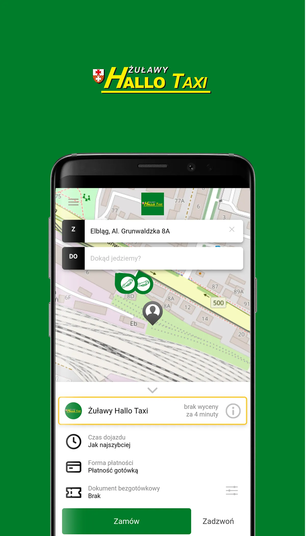 Żuławy Hallo Taxi | Indus Appstore | Screenshot