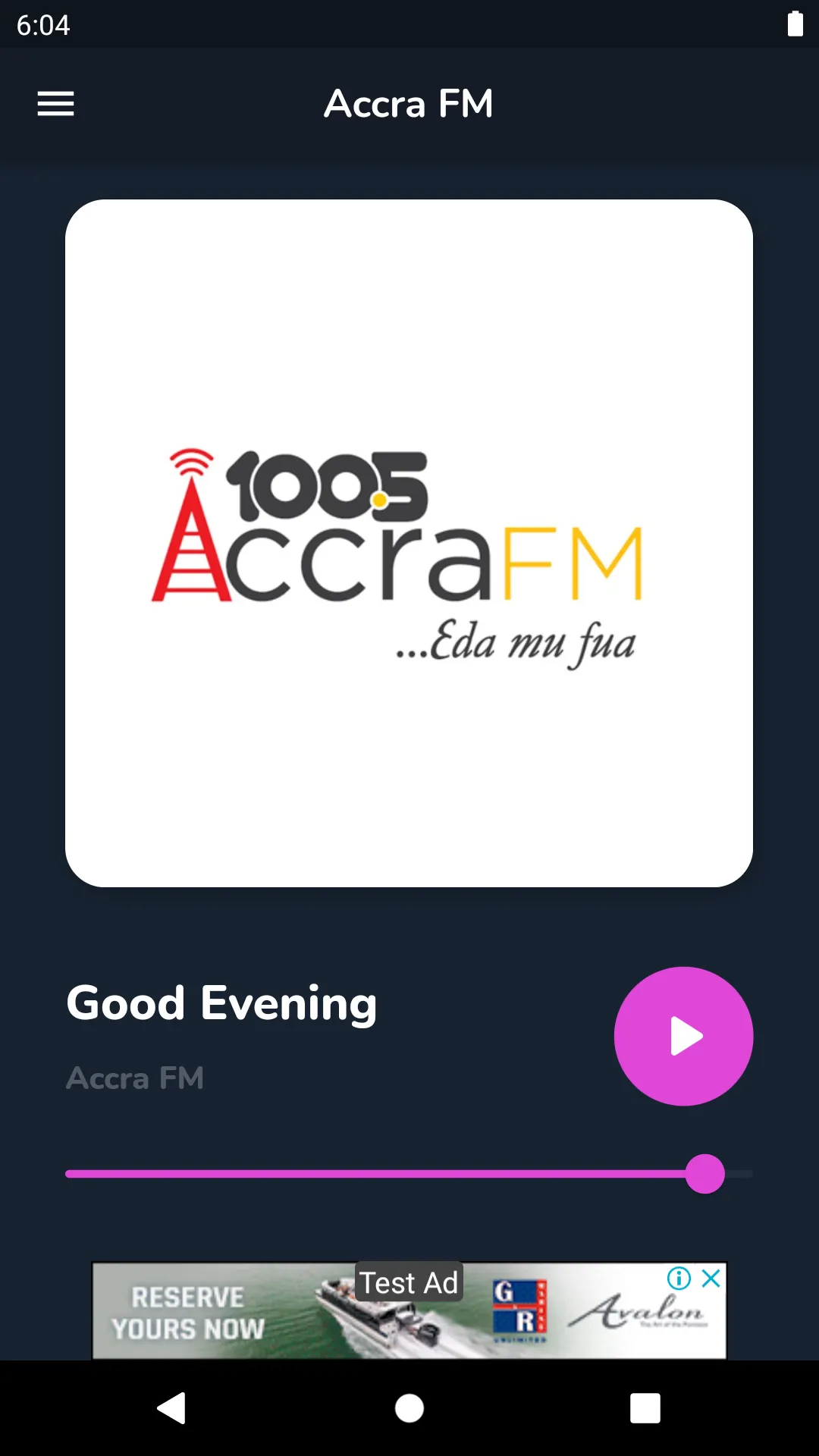 Accra  FM | Indus Appstore | Screenshot