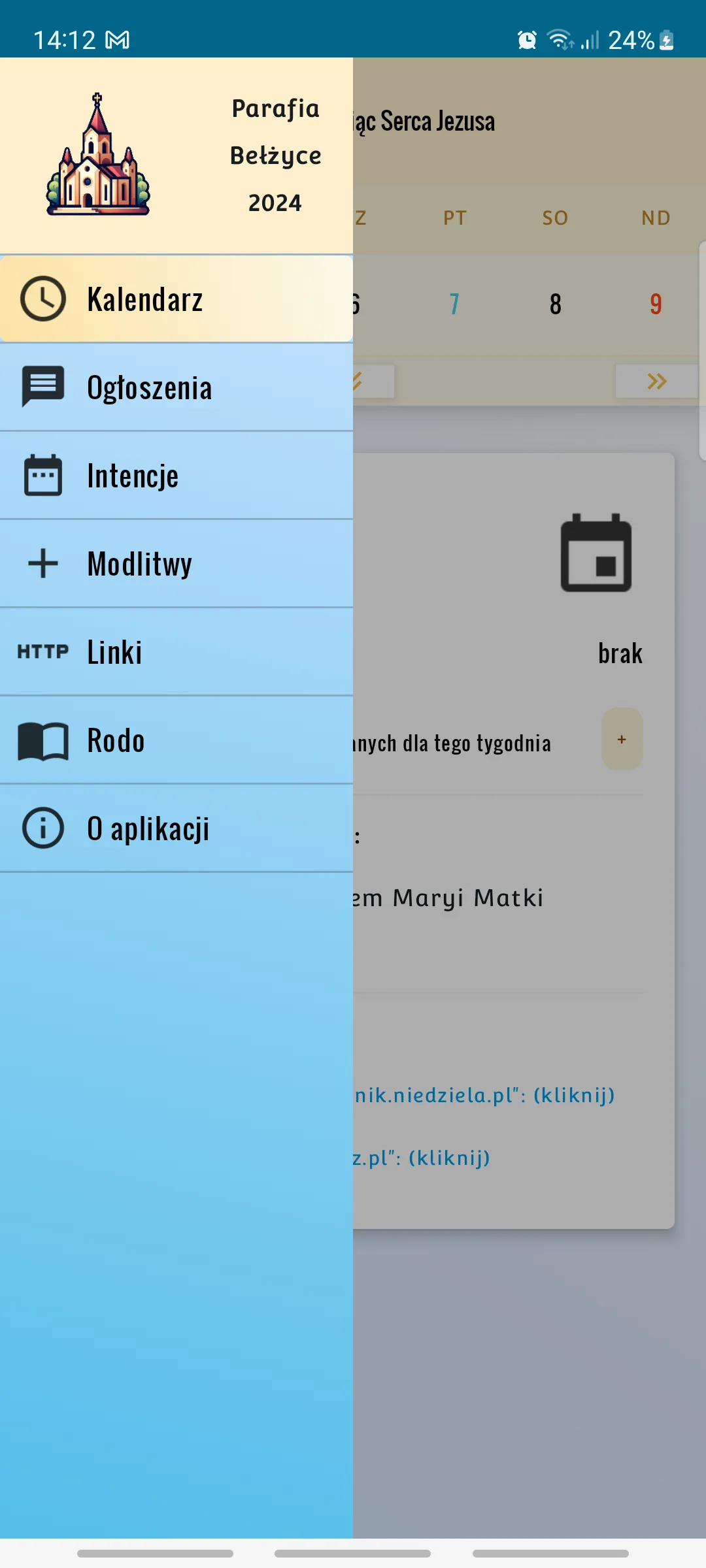 Parafia Bełżyce | Indus Appstore | Screenshot