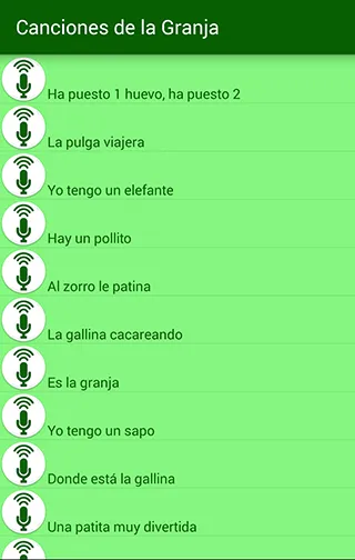 50 Canciones de la Granja | Indus Appstore | Screenshot