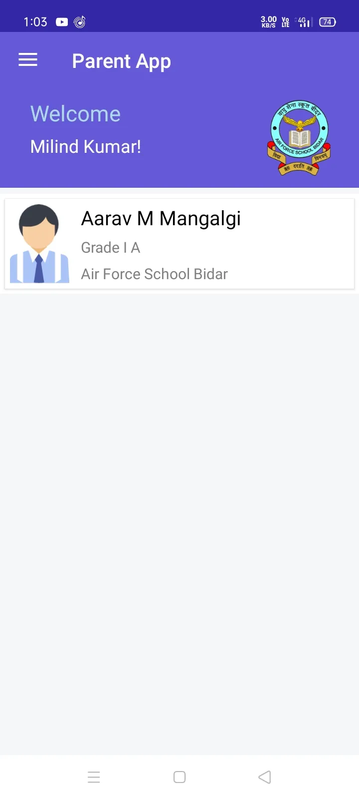 Air Force School Bidar | Indus Appstore | Screenshot