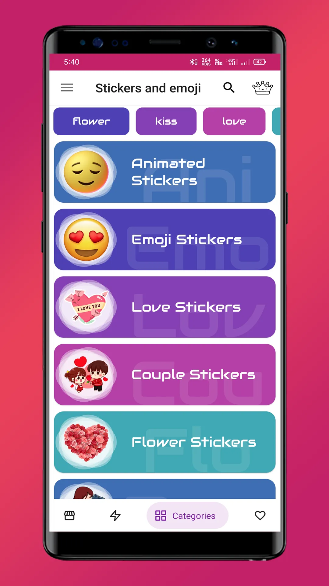 WASticker - Stickers and emoji | Indus Appstore | Screenshot