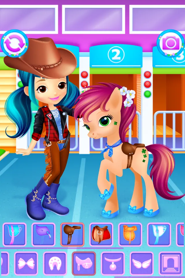 Pony & Girl Dress Up | Indus Appstore | Screenshot