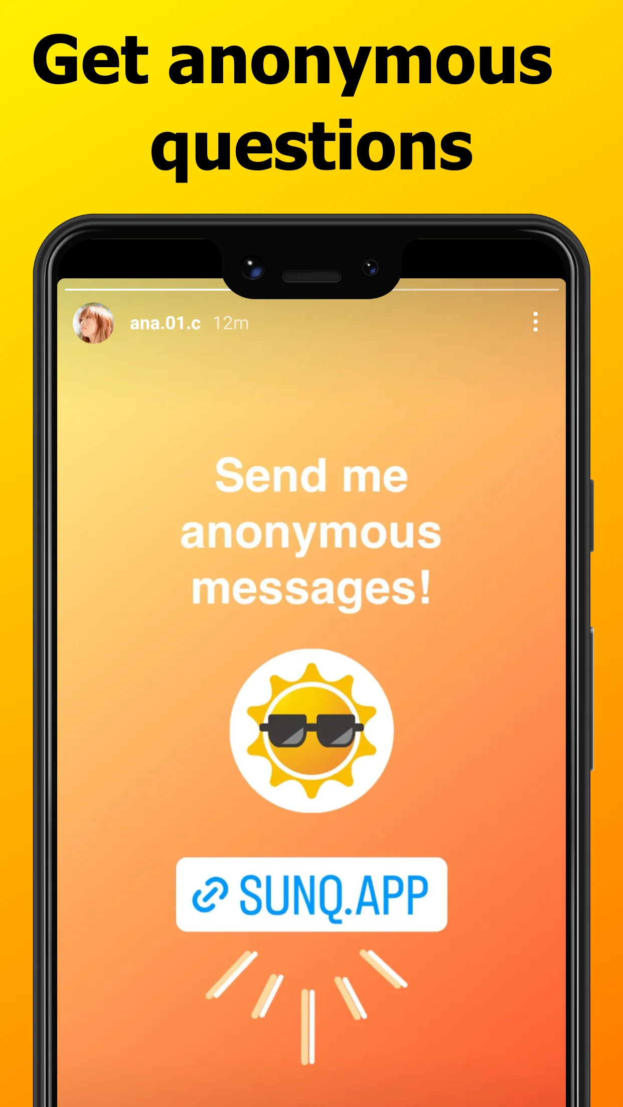 SunQ - anonymous q&a | Indus Appstore | Screenshot