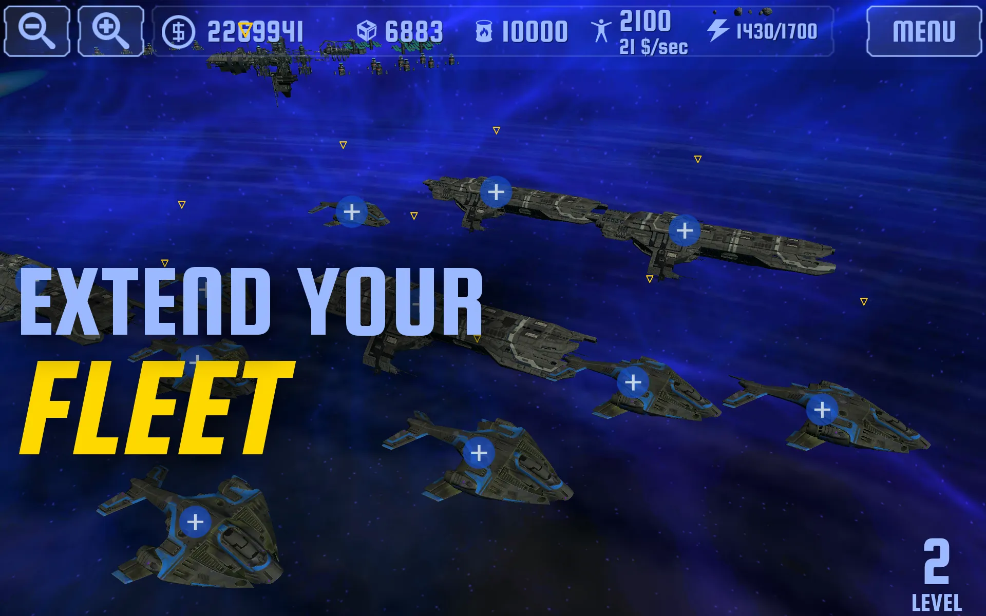 Idle Galaxy Miner: Strategy | Indus Appstore | Screenshot