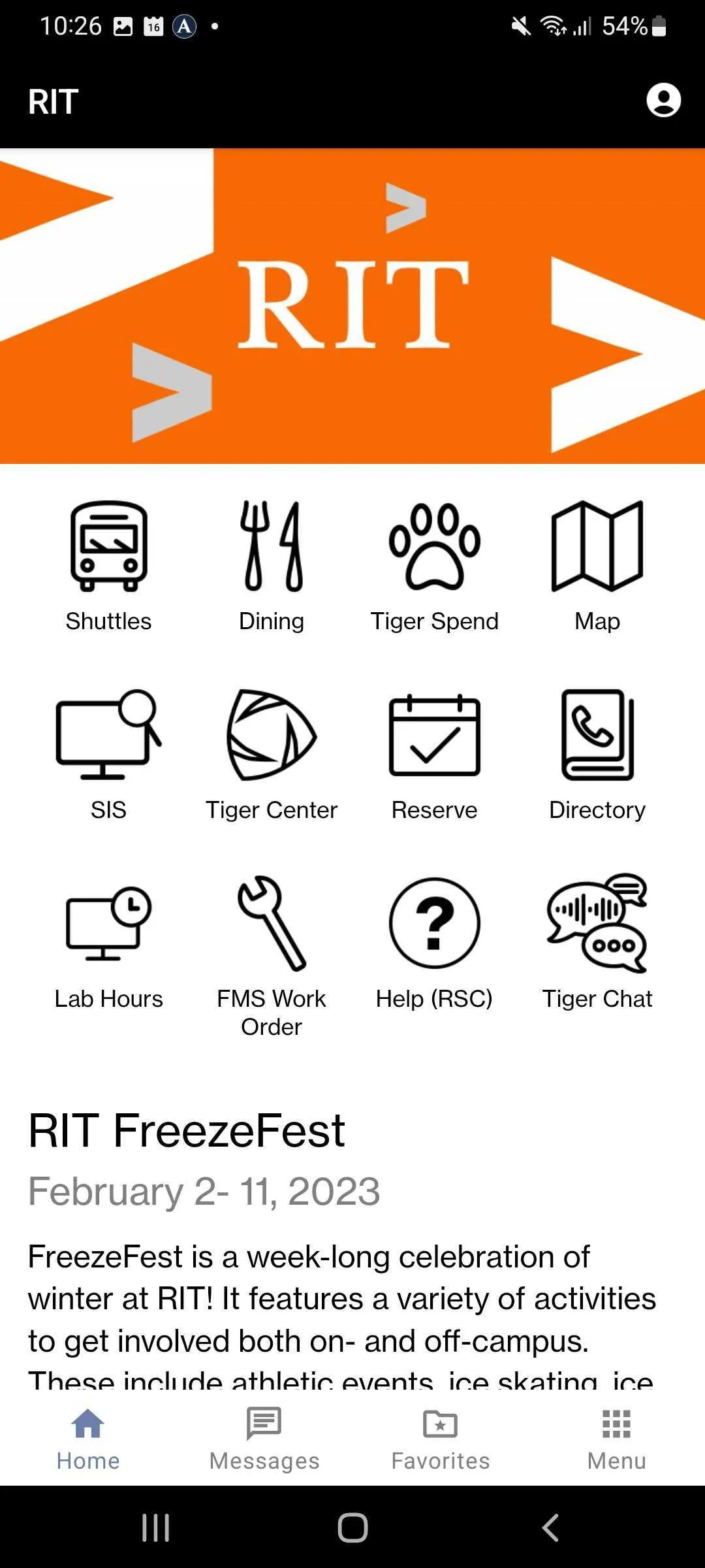 RIT Mobile | Indus Appstore | Screenshot