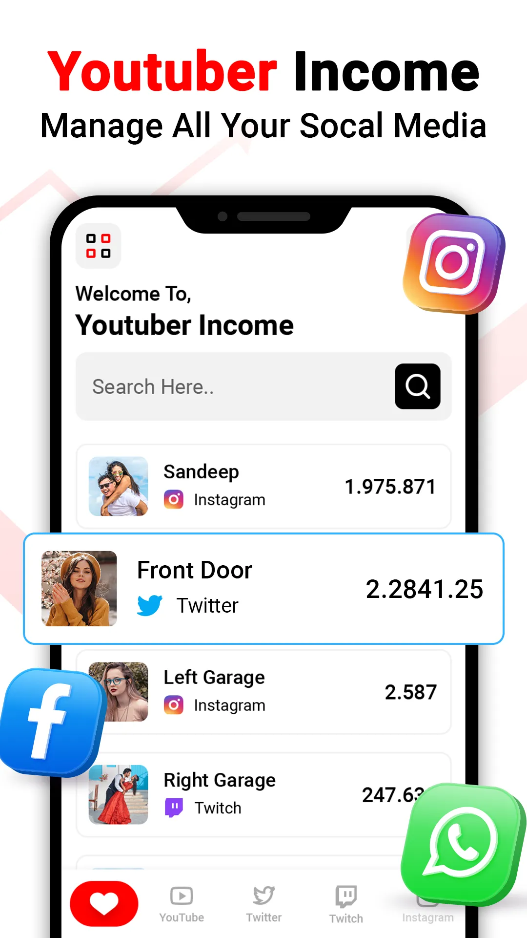 YTuber Revenue Checker | Indus Appstore | Screenshot