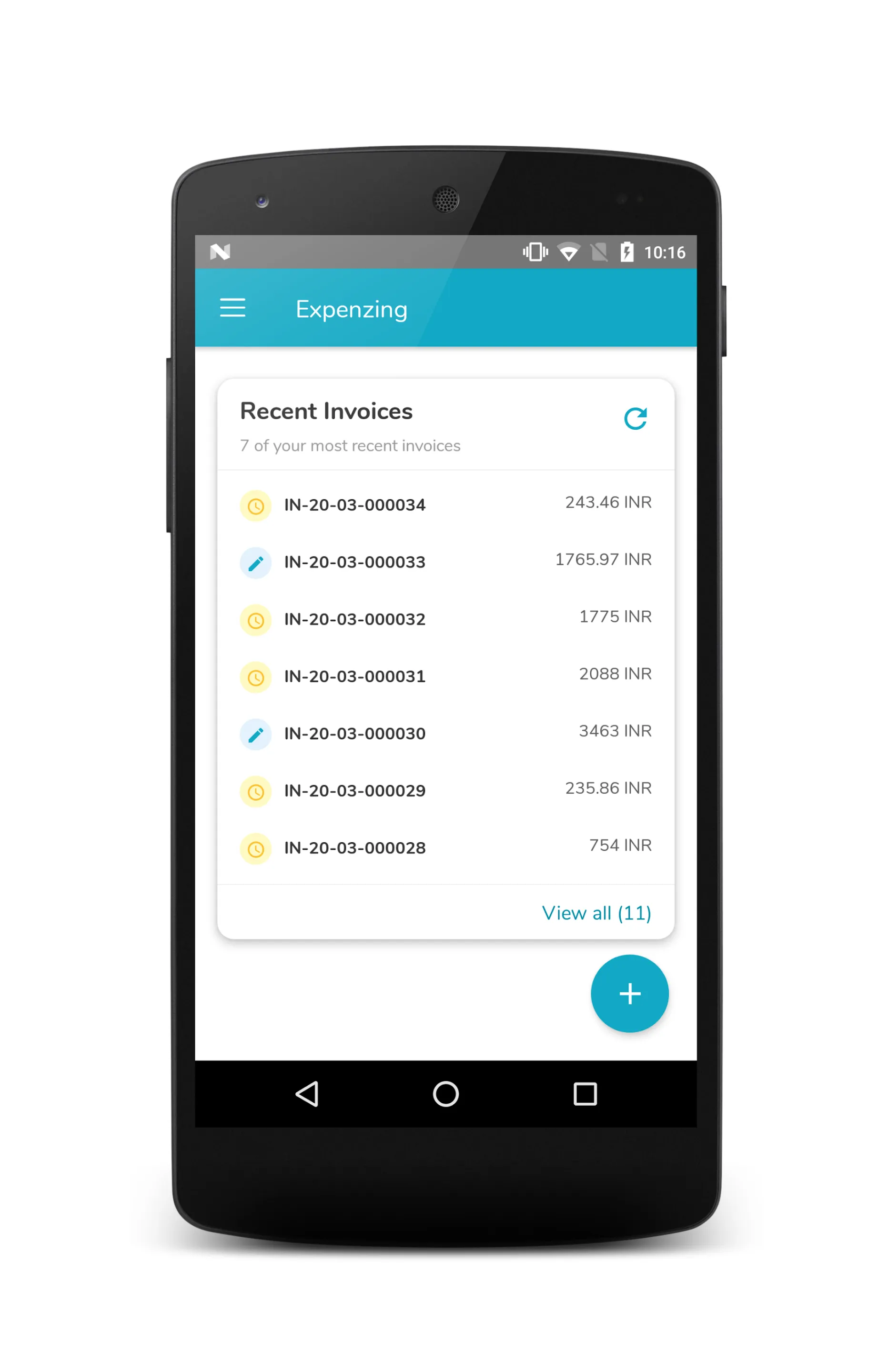 Expenzing | P2P | Indus Appstore | Screenshot