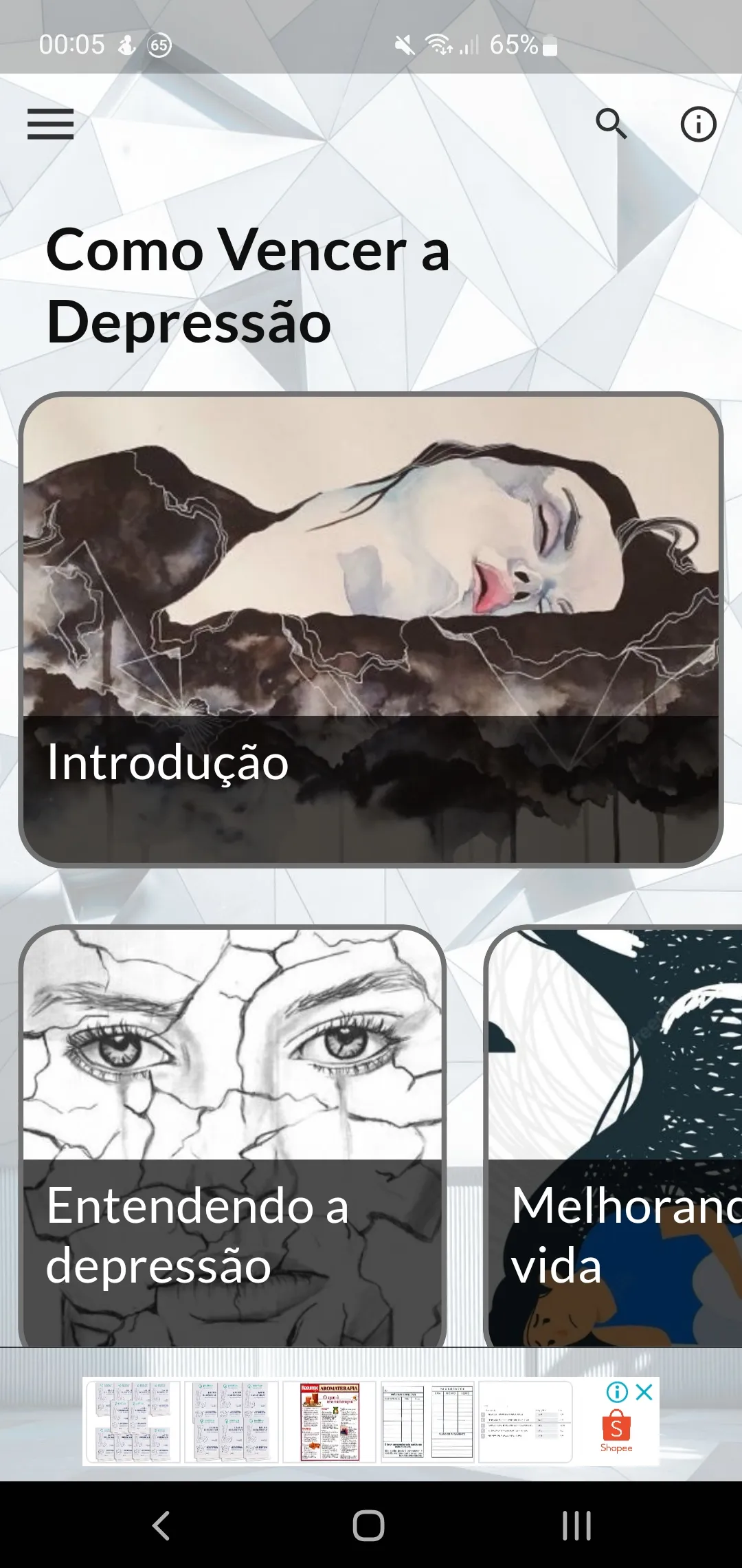 Como Vencer a Depressão | Indus Appstore | Screenshot