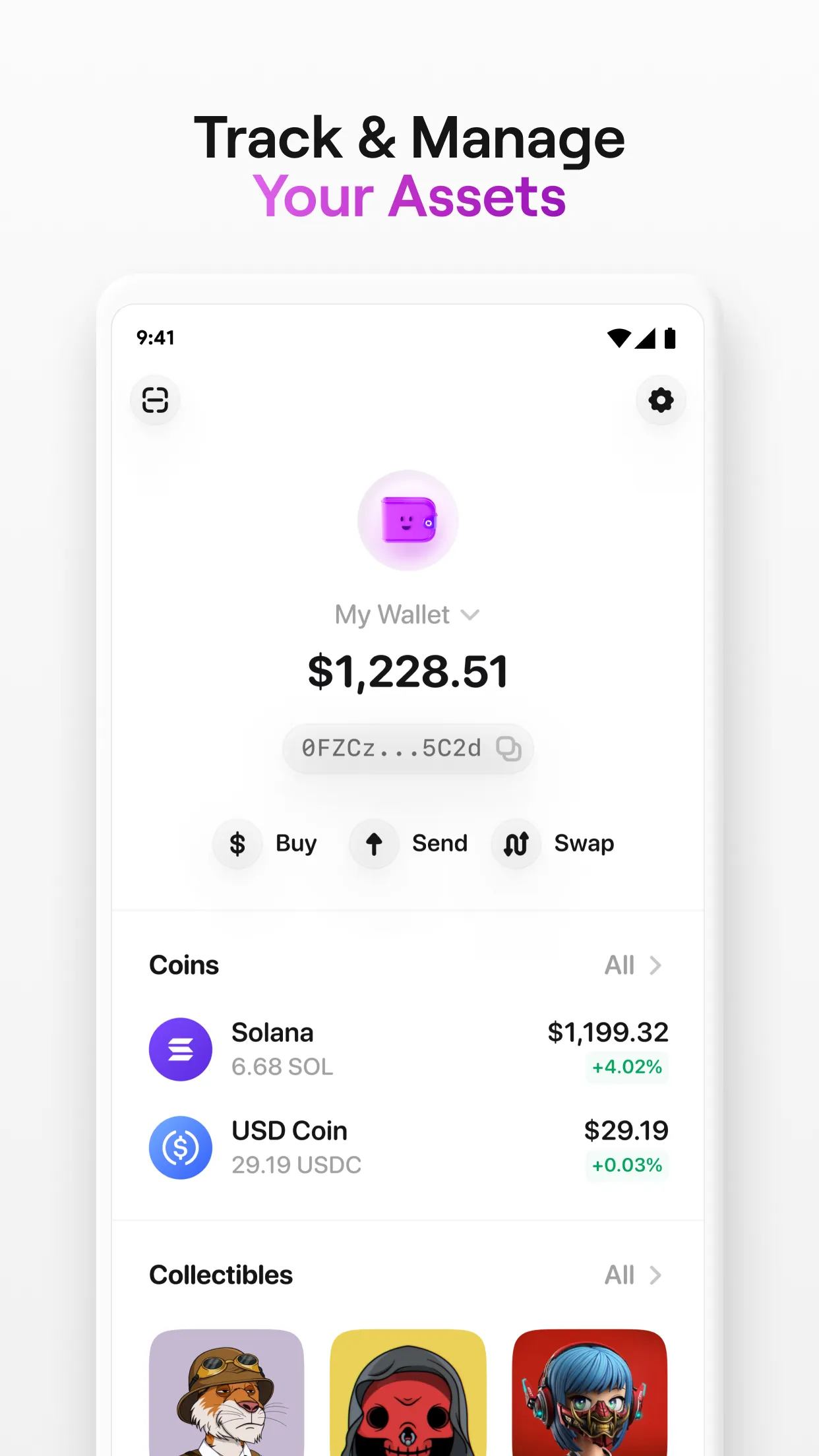 Glow — Solana Wallet | Indus Appstore | Screenshot