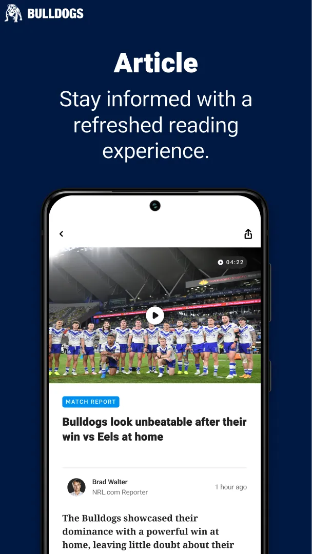 Canterbury-Bankstown Bulldogs | Indus Appstore | Screenshot