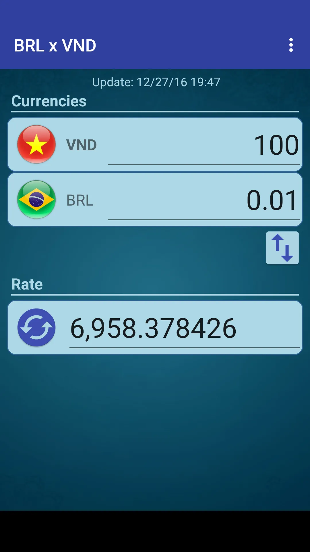 Brazil Real x Vietnamese Dong | Indus Appstore | Screenshot