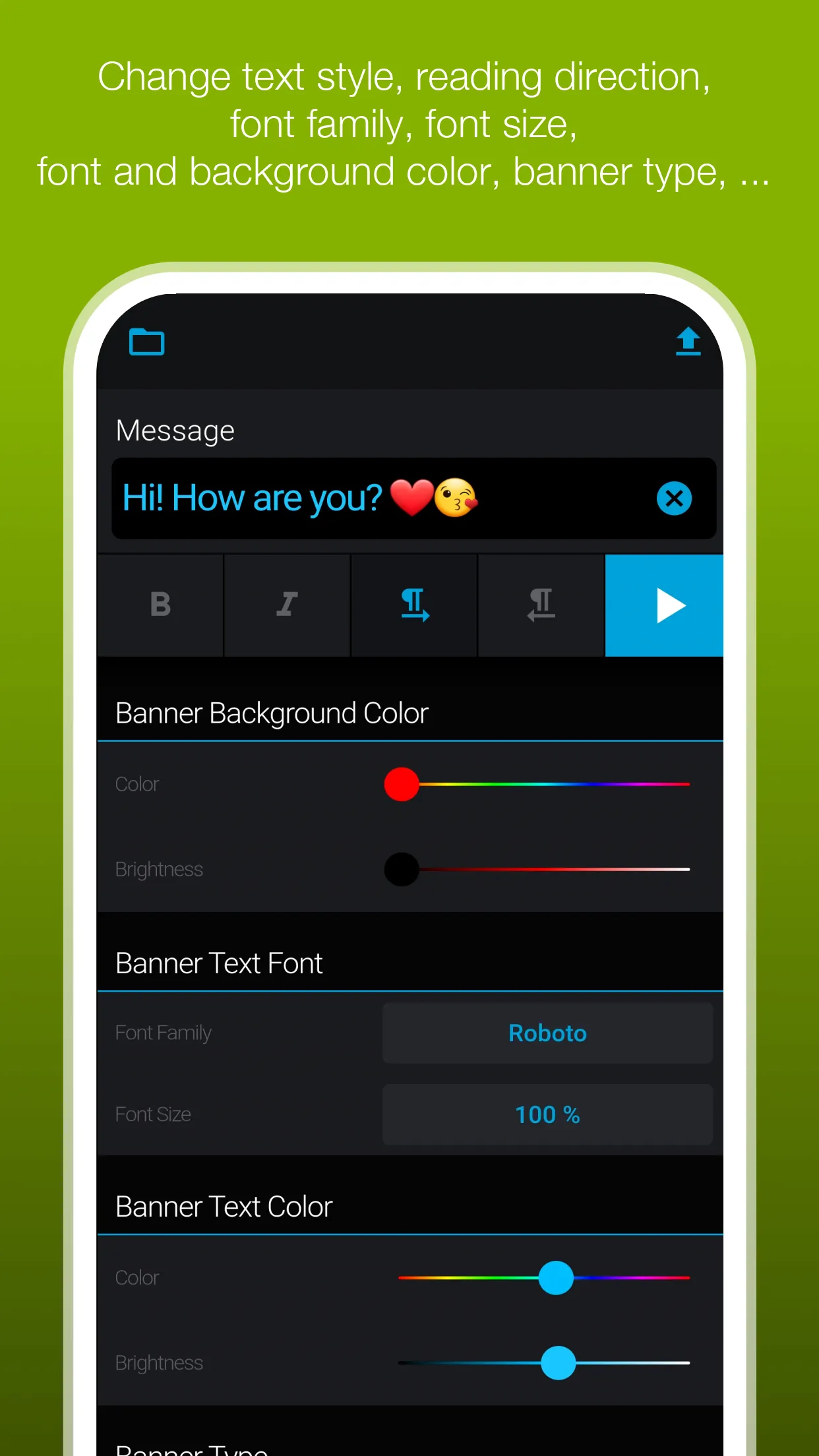 LED Banner Pro - LED Scroller | Indus Appstore | Screenshot