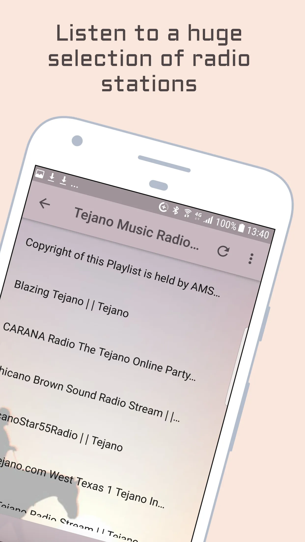 Tejano Music Radio Stations | Indus Appstore | Screenshot