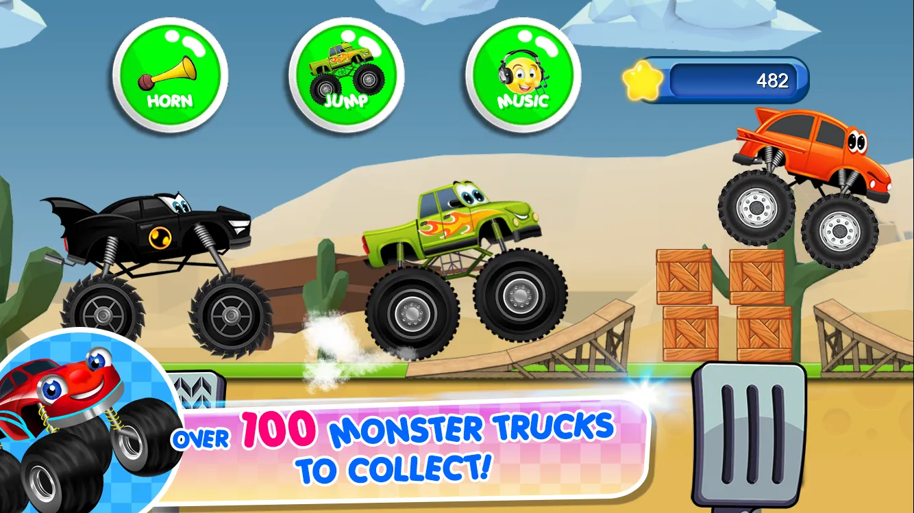 Monster Trucks Game for Kids 2 | Indus Appstore | Screenshot