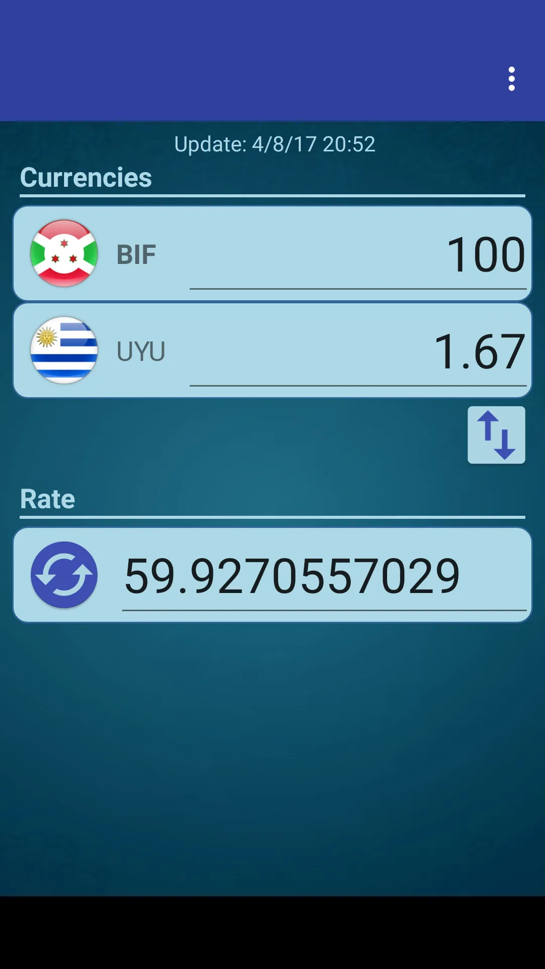 UYU Peso x Burundian Franc | Indus Appstore | Screenshot