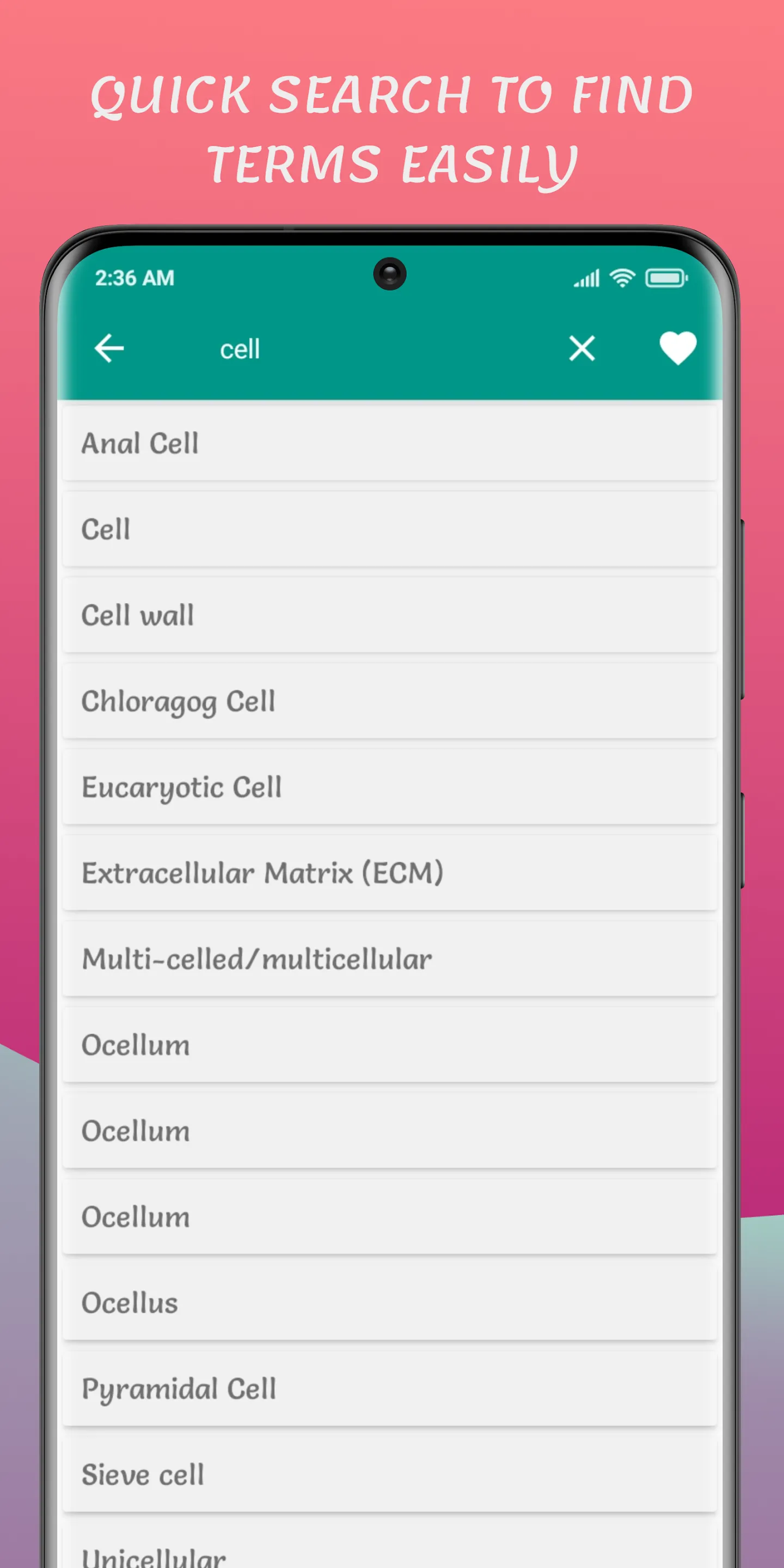 Zoology Dictionary Offline | Indus Appstore | Screenshot